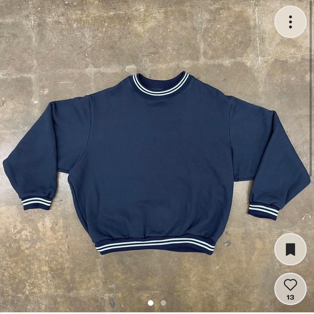 COPY - - MADHAPPY Boxy Crewneck Sweater Sample